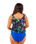 Blouson Tankini Top - Aurora Garden