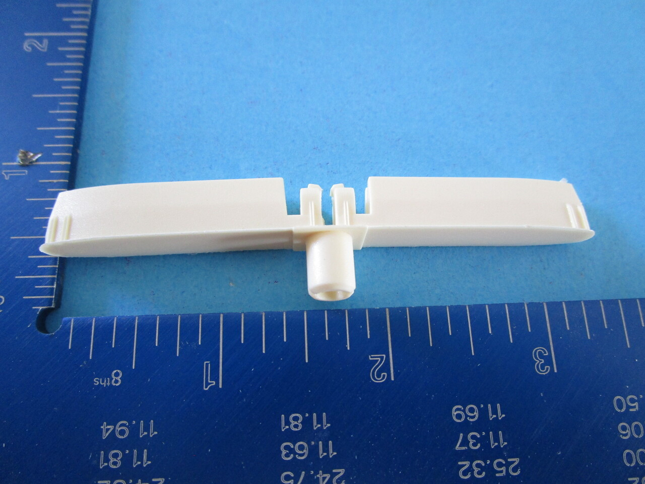 3 1/2" Louver End Cap-Off White