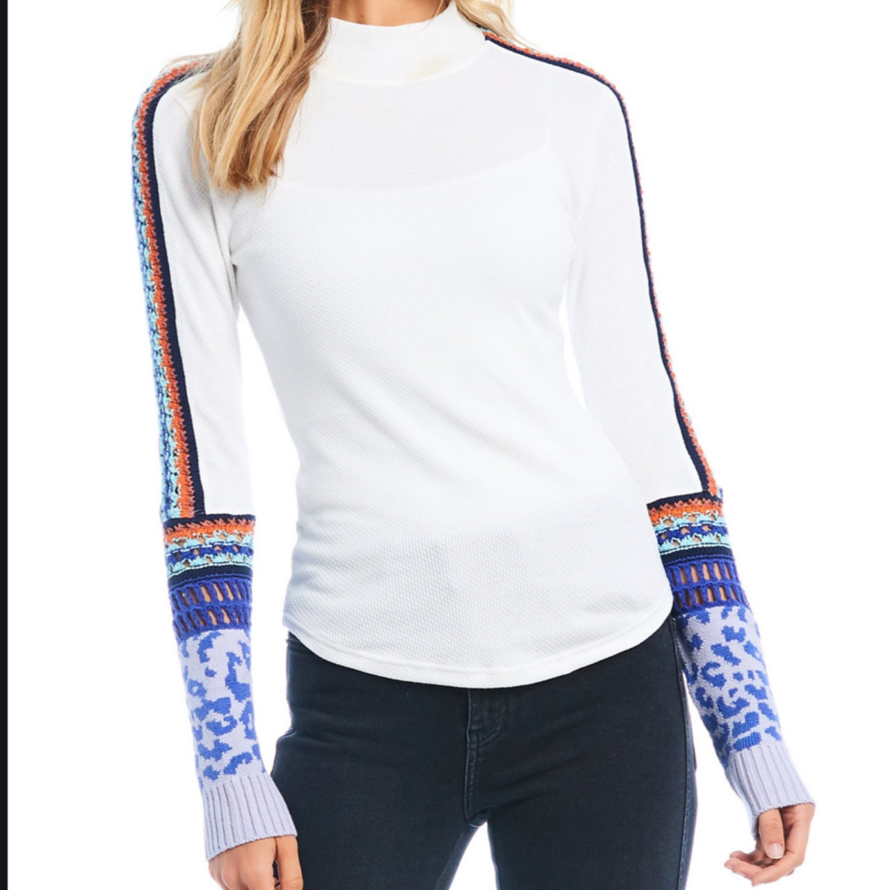 free people switch it up thermal top