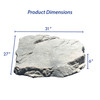 Fieldstone Gray Faux Rock Cover for Skimmers, Waterfalls and In-Line UV Sterilizers - HLRC-FS