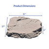 Riverbed Brown Faux Rock Cover for Skimmers, Waterfalls and In-Line UV Sterilizers - HLRC-RB