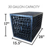 (3) MatrixBlox 31.5 Gallon Capacity for Pond Free Waterfalls - MATRIXBLOX3PACK