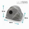 Gray Fake Rock Cover – Decorative Faux Stone Landscaping Rock