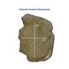 Heavy-Duty Brown Faux Rock Cover for Skimmers, Waterfalls and In-Line UV Sterilizers - HLRC-HDB