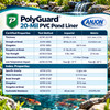 PolyGuard Liners PVC  - 15 ft. x 40 ft. 20-Mil Pond Liner - PGPVC15X40