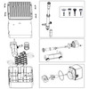 Sting Ray 1300 Filtering UV Pond Pump and Fountain Set