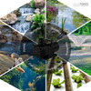Aqua Pulse 1,600 GPH Hybrid Drive Submersible Energy Efficient Pond Pump with 33 ft Cord
