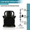 Aqua Pulse 1,600 GPH Hybrid Drive Submersible Energy Efficient Pond Pump with 33 ft Cord