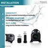 Aqua Pulse 1,600 GPH Hybrid Drive Submersible Energy Efficient Pond Pump with 33 ft Cord