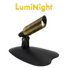 LumiNight Pond and Landscape Lighting - Brass 1-Watt LED Brass Mini Spotlight (Add-On, Transformer Not Included)