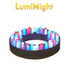 LumiNight Pond and Landscape Lighting - 48-LED RBW Color Changing Light Ring for Submersed and Floating Fountains