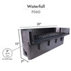 Simply Waterfalls 6100 10' x 30' EPDM Waterfall Kit with MatrixBlox - PLANB3