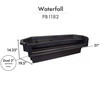 Simply Waterfalls 10,000 10' x 45' EPDM Waterfall Kit - PMTHB7