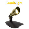 LumiNight Pond and Landscape Lighting - Brass 4-Watt LED Brass Spotlight (Add-On, Transformer Not Included)