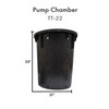 Simply Waterfalls 6100 15' x 30' PVC Waterfall Kit with MatrixBlox - PVCPLANB0