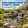 LifeGuard 40 ft. x 40 ft. EPDM 60-Mil Rubber Pond Liner