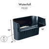 Savio 4000 10' x 30' PVC Waterfall Kit with MatrixBlox