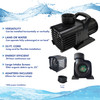 Refurbished Aqua Pulse 12,500 GPH Submersible Pond Pump with 33' Cord
