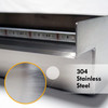 Refurbished Steel Elegance 24" Color Changing Lighted Stainless Steel Spillway