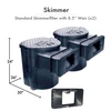 Two Savio Compact Skimmerfilters with 8.5” Weirs