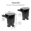 Two Savio 22” Filtering Waterfalls