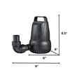 Refurbished Manta 2,100 GPH Submersible Waterfall Pump – Magnetic Drive Pond Pump with 30' Cord