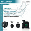 Refurbished Aqua Pulse 5,200 GPH Hybrid Drive Submersible Energy Efficient Pond Pump with 33 ft Cord