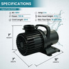 Refurbished Aqua Pulse 10,000 GPH (1.25 HP) Hybrid Drive Submersible Energy Efficient Pond Pump with 20 ft Cord