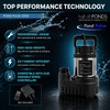 Refurbished Pond Pulse 3,000 GPH Submersible Waterfall Pump – Hybrid Drive Pond Pump with 30' Cord
