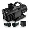 Aqua Pulse 8,000 GPH (0.75 HP) Hybrid Drive Submersible Energy Efficient Pond Pump with 200 ft Cord & Quick Disconnect