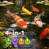 4-in-1 Pond Water Testing Kit – 215 Tests | pH, Ammonia, Nitrite & Phosphate