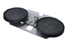10 inch EPDM rubber membrane air diffusers mounted on stainless steel base plates for bottom-mounted pond aeration