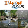 Small Floating Fountain for Ponds - 600-750 GPH with LED Light Options & Adjustable Spray Patterns