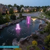 Premium Floating Fountain Systems for Ponds & Lakes - 1/4 HP to 1.75 HP with Up to 13 Spray Patterns & LED Options