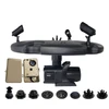 1.2 HP Floating Fountain - 10,000 GPH Submersible Pump - 200 ft Cord - Spray Patterns - Color-Changing Lights & Control Box