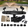 Premium Floating Fountain Systems for Ponds & Lakes - 1/4 HP to 1.75 HP with Up to 13 Spray Patterns & LED Options