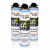 Half Off Ponds Waterfall Gun Foam – 3 Pack Black Expanding Pond Foam Sealant for Koi Ponds, Waterfalls & Landscape Rockwork – 24oz Polyurethane Can for Foam Gun – Outdoor Waterproof Gap Filler