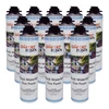 Half Off Ponds Waterfall Gun Foam – 12 Pack Black Expanding Pond Foam Sealant for Koi Ponds, Waterfalls & Landscape Rockwork – 24oz Polyurethane Can for Foam Gun – Outdoor Waterproof Gap Filler