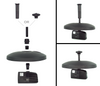 Small Floating Fountain with 750 GPH Pump – Adjustable Spray, 2 Nozzles & 30 ft Cord