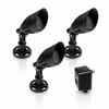 (3) 3-Watt Color Changing Black Fountain Light Kit 100' QD Cord