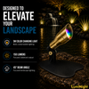 LumiNight Pond and Landscape Lighting - Brass LED Spotlights, Kits & Floating Fountain Lights