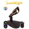 LumiNight Pond and Landscape Lighting - Bronze LED Spotlights, Kits & Floating Fountain Lights