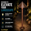 LumiNight Pond and Landscape Lighting - Bronze 3-Watt LED Bronze  Textured Dome Path Light (Add-On, Transformer Not Included)