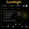LumiNight Pond and Landscape Lighting - Brass 3-Watt LED Brass Dome Path Light (Add-On, Transformer Not Included)