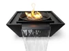 Element Cascade 27.5" Corten Steel Water Spillway Fire Pit