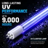 Shock Wave Stainless Steel 160-Watt in-Line Clarifier Light System