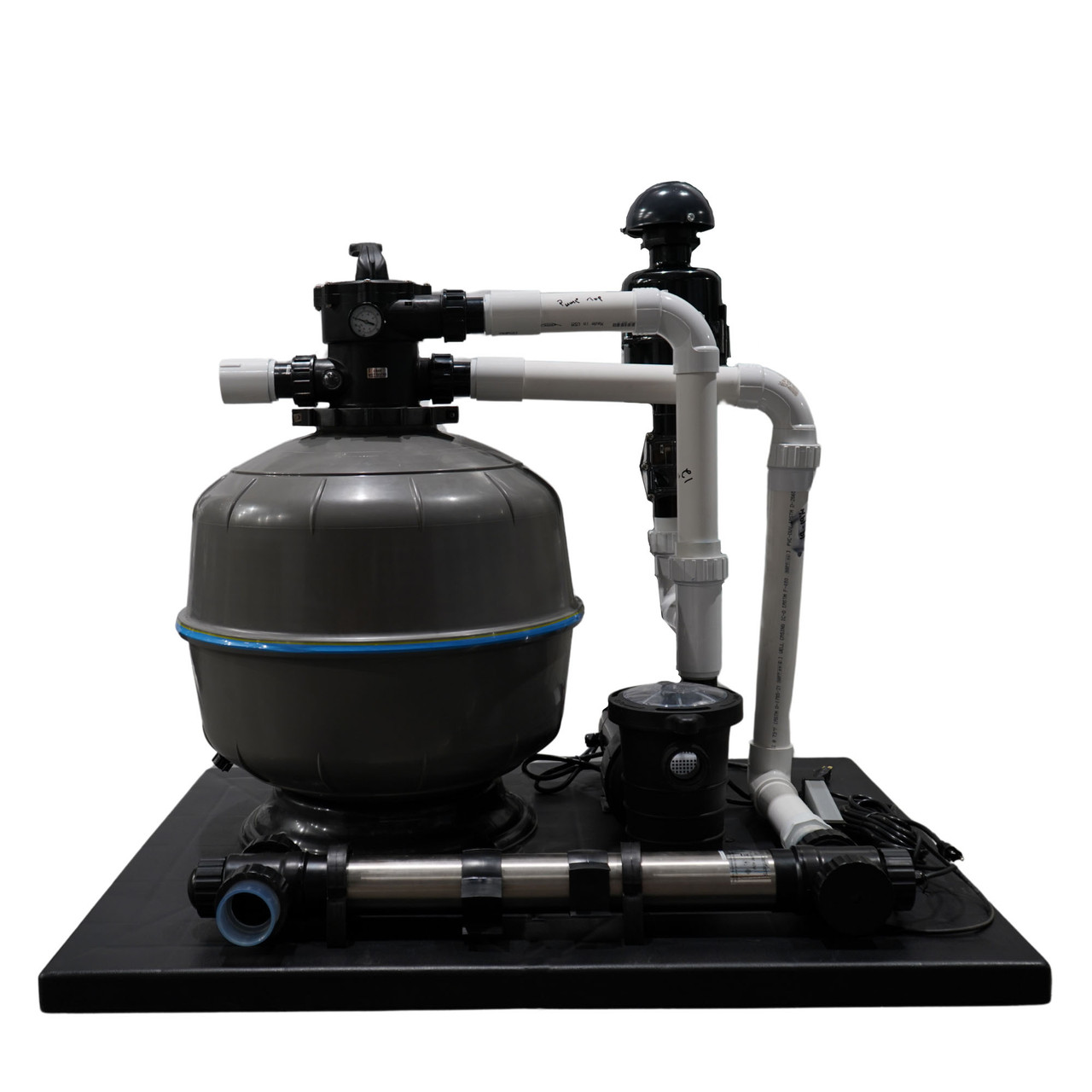 Simply Clear Pond Filter System with UV Clarifier, 2HP Blower & 5,500 GPH Pump – Filters Ponds Up to 10,000 Gallons