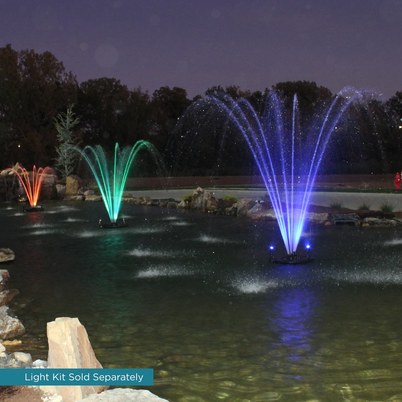 Premium Floating Fountain Systems for Ponds & Lakes - 1/4 HP to 1.75 HP ...
