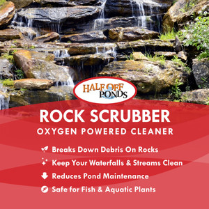 Rock Scrubber Oxygen Powered Pond & Waterfall Cleaner – 2 lb.