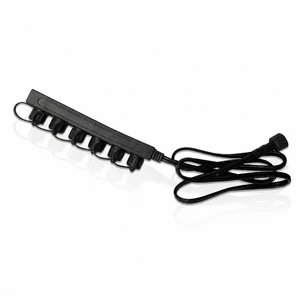 LumiNight Pond and Landscape Lighting - 6-Way Splitter w/ 3' Cord for Warm White Lights and Spillways - 6WAY-SPLITTER
